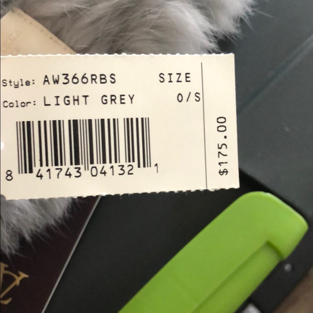 Vince Camuto Rabbit Fur Scarf - Picture 4 of 11